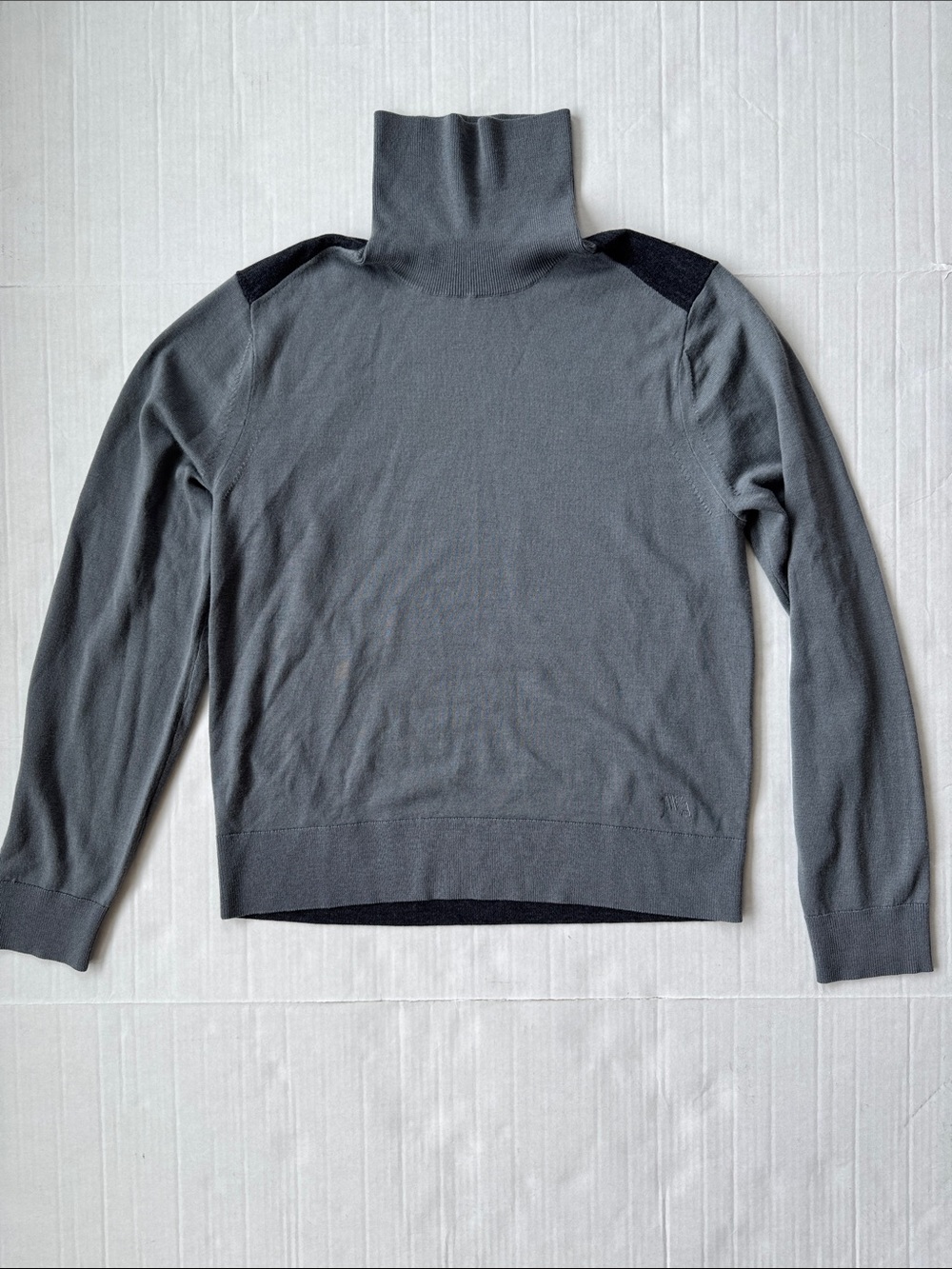 Uniqlo JW Anderson Grey Turtleneck Sweater - 100% wool, very fine knit size M